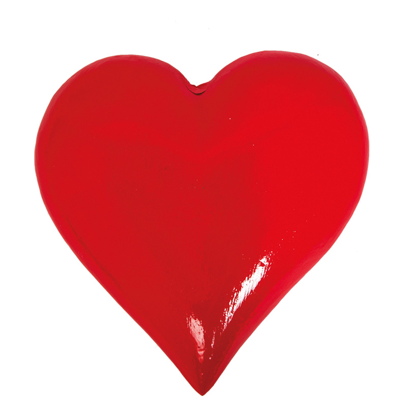 # Heart, 20x20x6cm 3D, made of Styrofoam