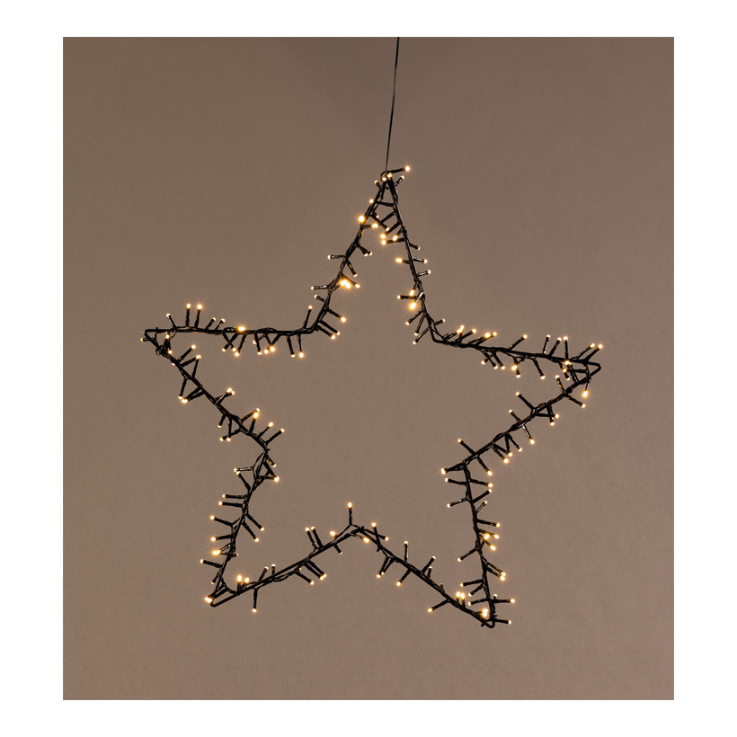 Star, 60cm 180 LEDs, out of metal, with plastic coating IP44 transformer