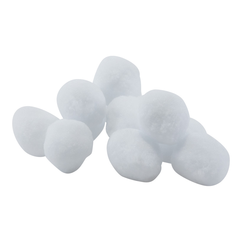 Snowballs, Ø 6cm 12 Pcs./ bag, out of cotton wool