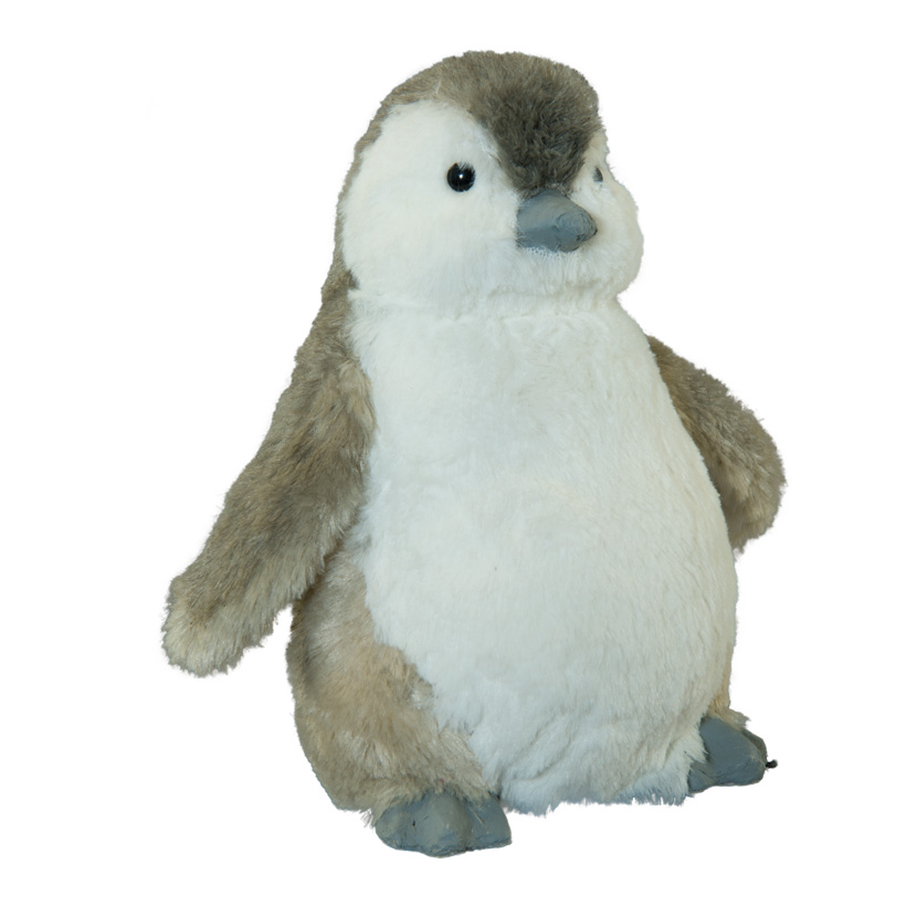 Penguin, 25x26x15cm made of styrofoam/fake fur