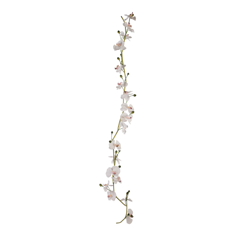 # Orchid garland, 180cm, 18 blossoms, plastic