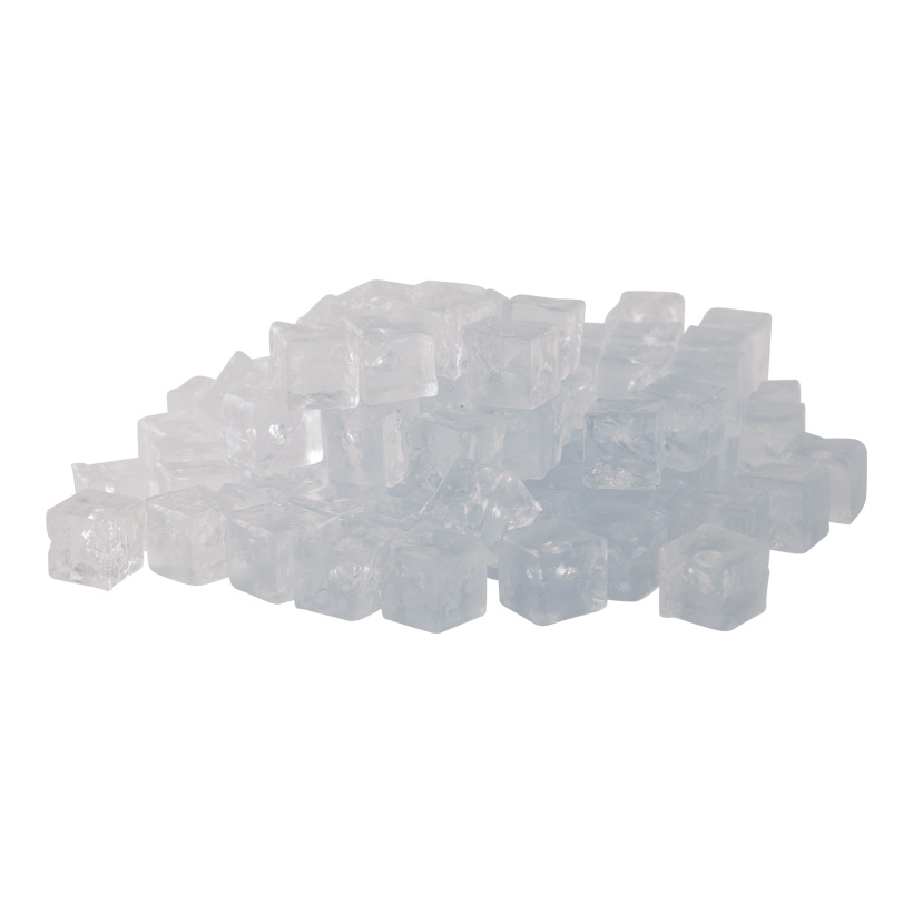 # ice cubes, 1x1cm 100 pcs in bag, out of plastic