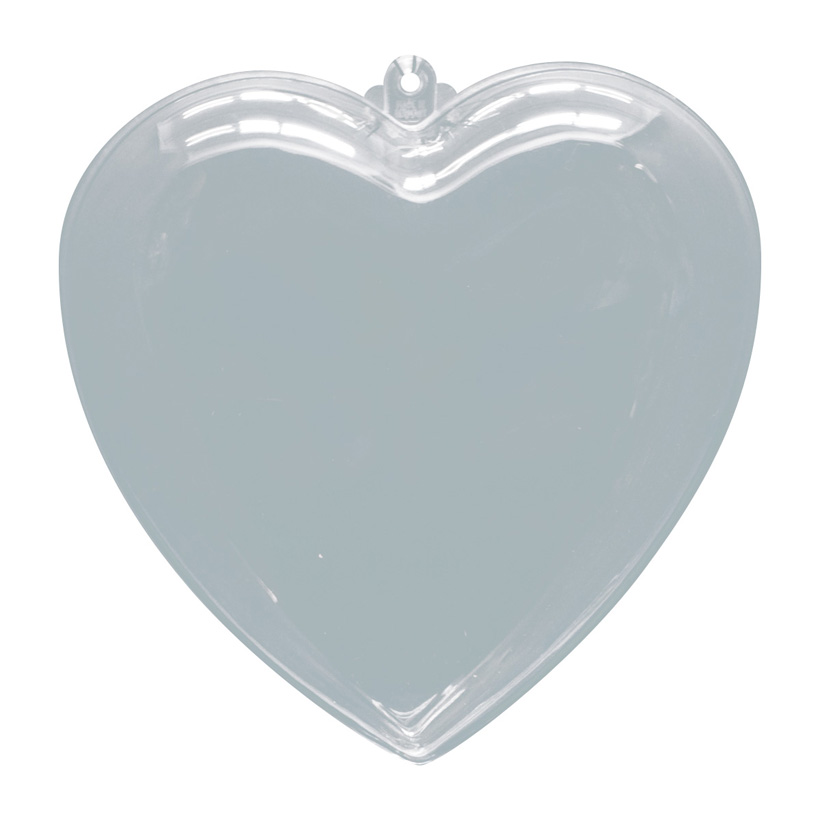 # Heart, Ø 10cm, plastic, 2 halves, to fill