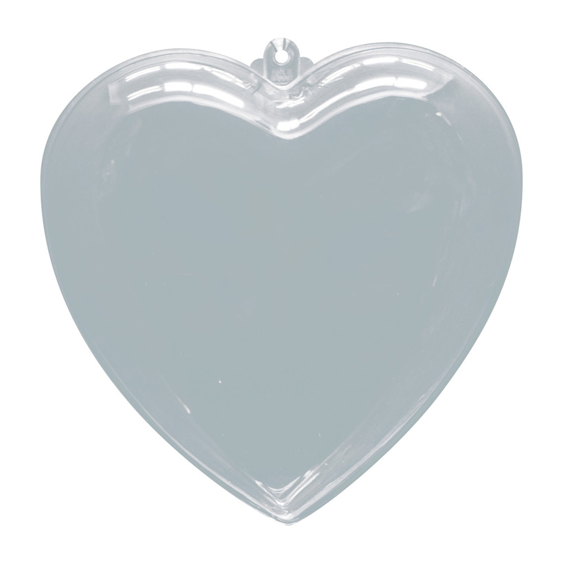 # Heart, Ø 8cm, plastic, 2 halves, to fill