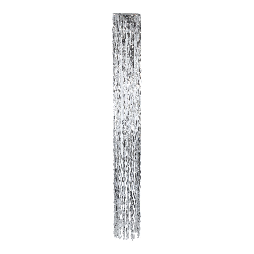 Tinsel hanger, round, Ø 28cm, 250cm, metal foil
