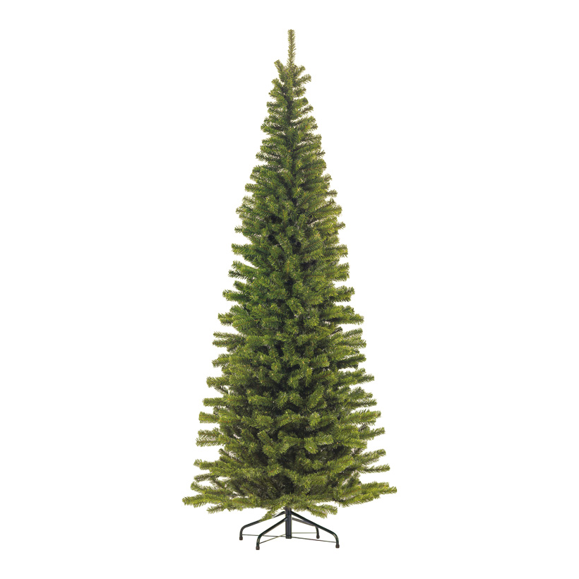 # Noble fir tree "Classic", 210cm Ø 88cm 643 tips, out of PVC, 3-parts, flame retardant according to B1