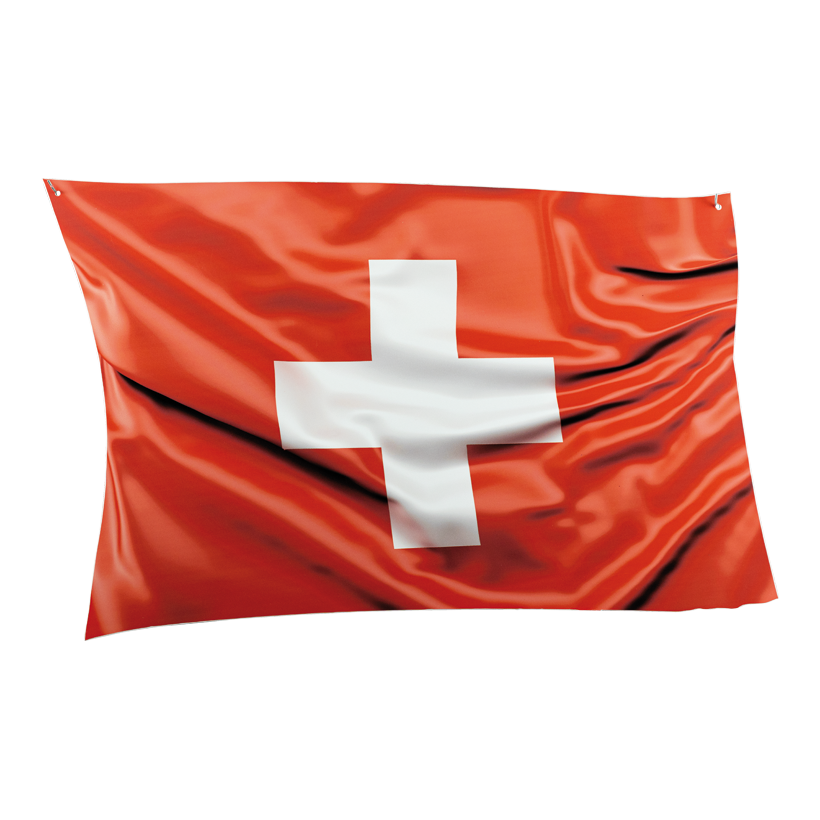 # Flag, 58x40cm out of plastic, double-sided printed, flat