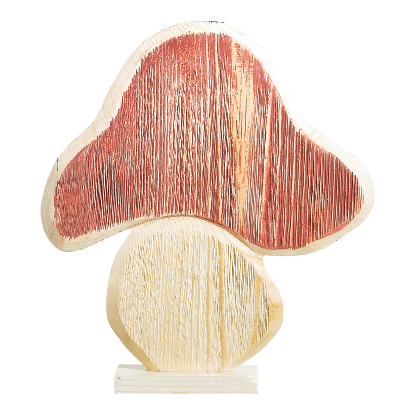 # Mushroom made of wood, 19x18cm with base