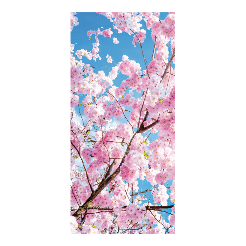 Banner Cherry Blossoms, 80x200cm out of fabric