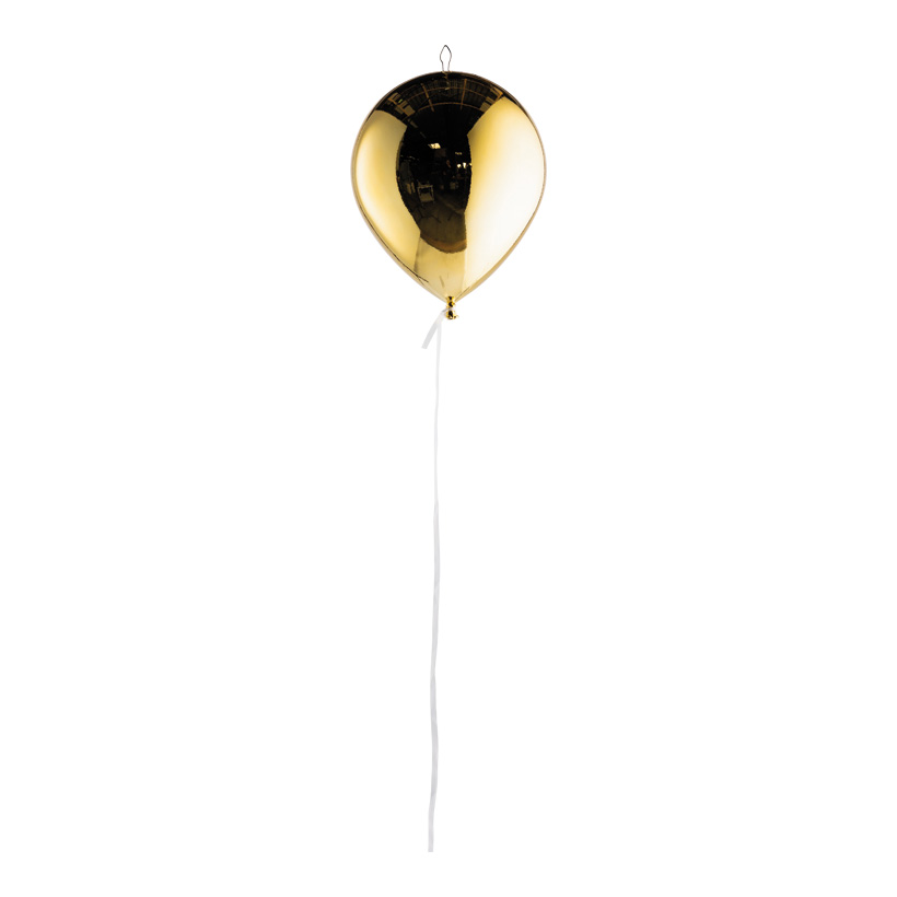 Balloon, 36cm Ø 28cm out of plastic, with hook, hanger