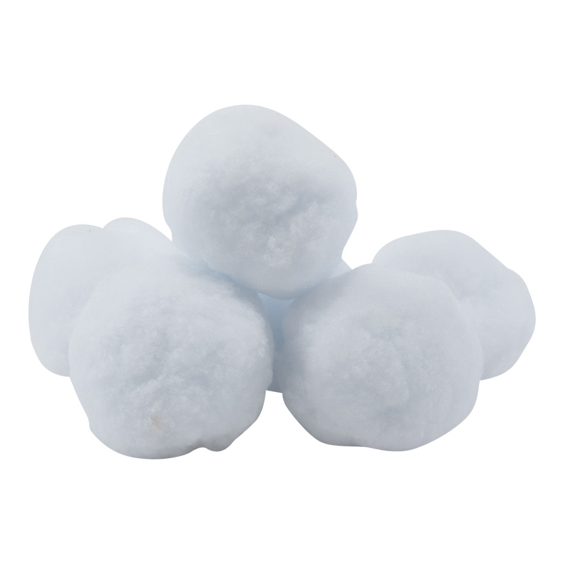 Snowballs, Ø 10cm 6 Pcs./ bag, out of cotton wool