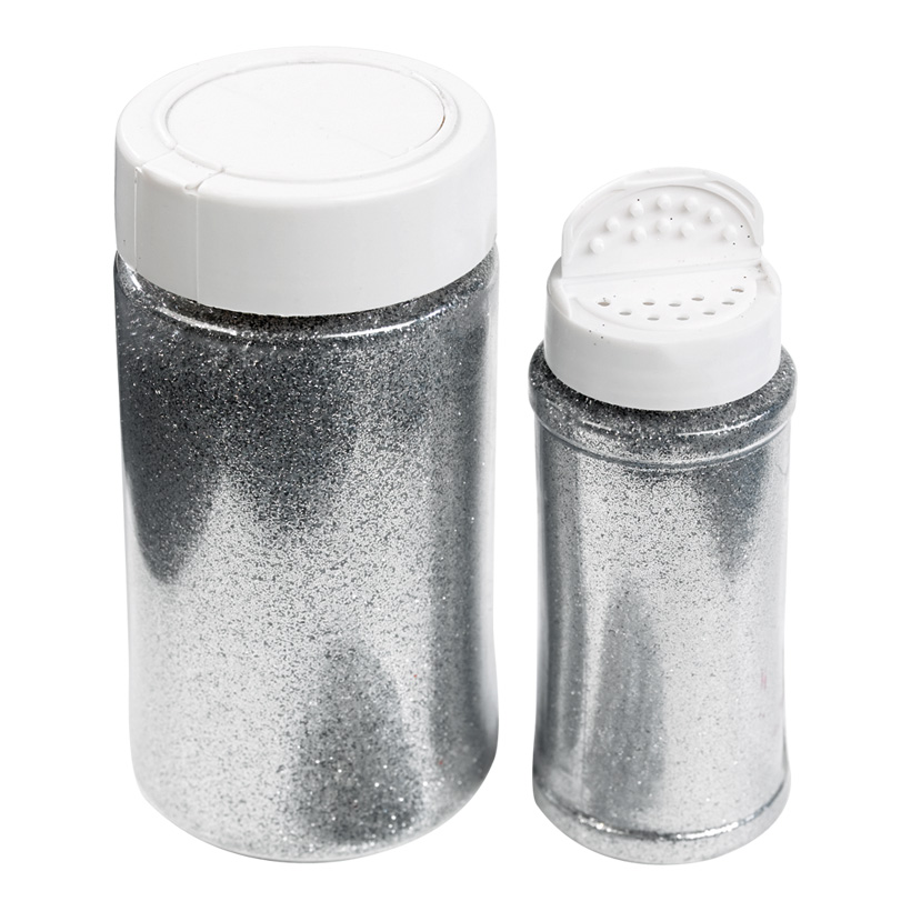 Glitter in shaker can, 110g/can, plastic