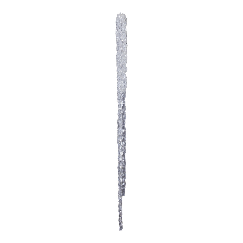 Ice cone, 60cm glittered, with hanger